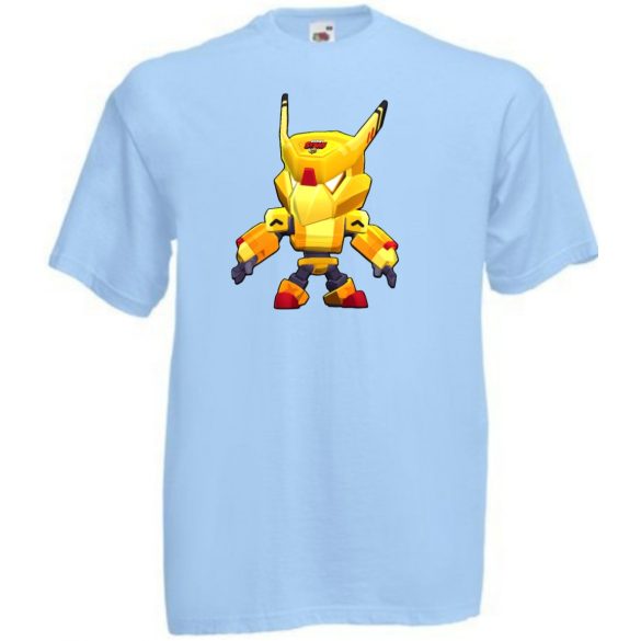 Kis barátaink Funny Brawl Stars stílus - Gold Mecha Crow gyerek rövid ujjú póló