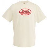 Retro Motor Fan JAWA férfi rövid ujjú póló