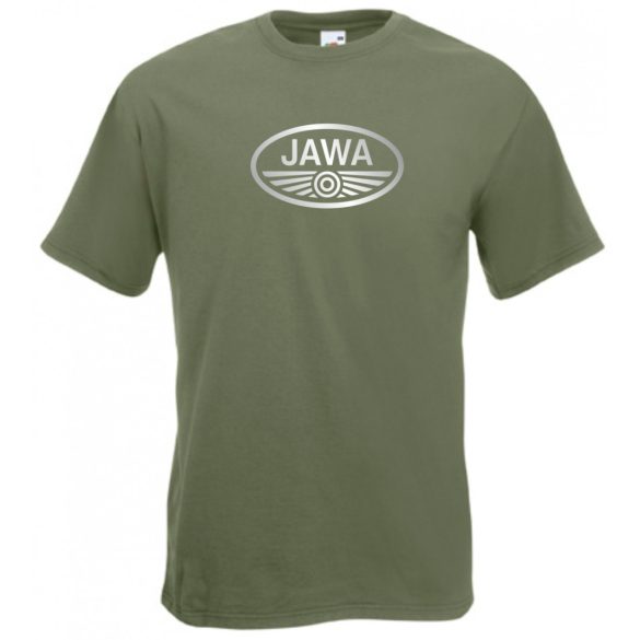 Retro Motor Fan JAWA férfi rövid ujjú póló