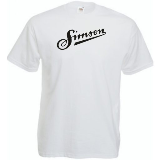 Retro Motor fan Simson férfi rövid ujjú póló