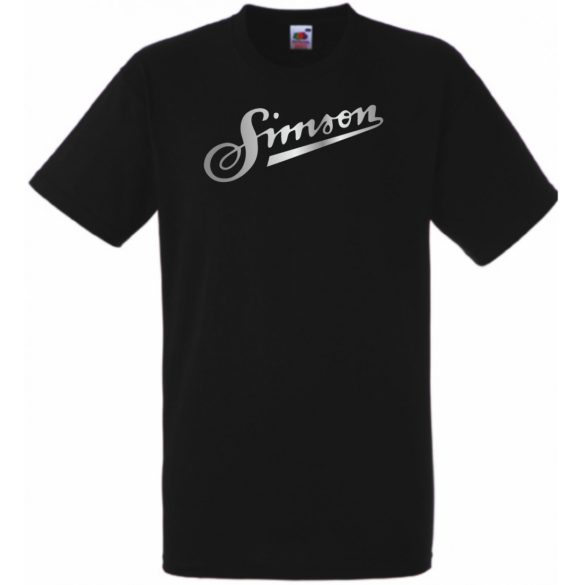 Retro Motor fan Simson férfi rövid ujjú póló