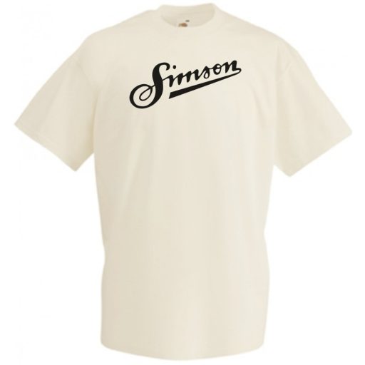 Retro Motor fan Simson férfi rövid ujjú póló