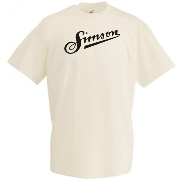 Retro Motor fan Simson férfi rövid ujjú póló