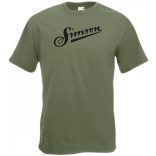 Retro Motor fan Simson férfi rövid ujjú póló