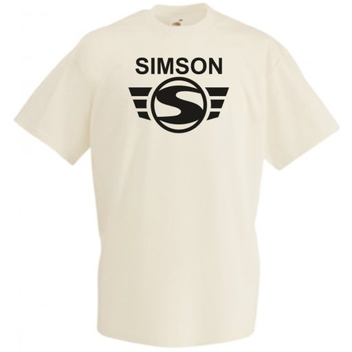 Retro Motor fan Simson férfi rövid ujjú póló