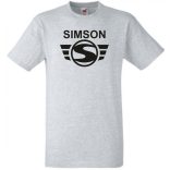 Retro Motor fan Simson férfi rövid ujjú póló