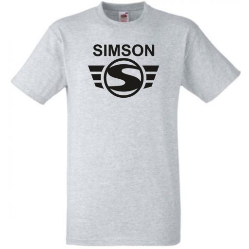 Retro Motor fan Simson férfi rövid ujjú póló