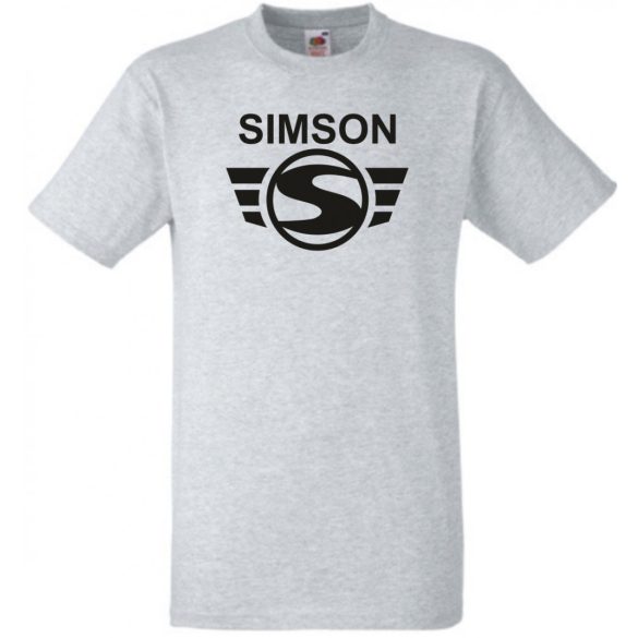Retro Motor fan Simson férfi rövid ujjú póló