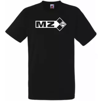 Retro Motor fan MZ férfi rövid ujjú póló