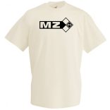 Retro Motor fan MZ férfi rövid ujjú póló