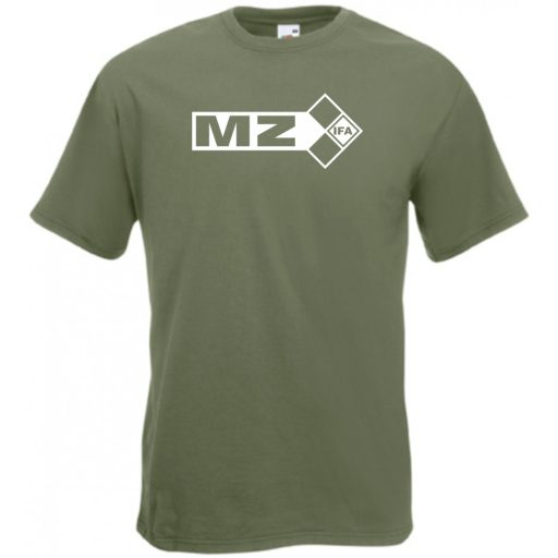 Retro Motor fan MZ férfi rövid ujjú póló