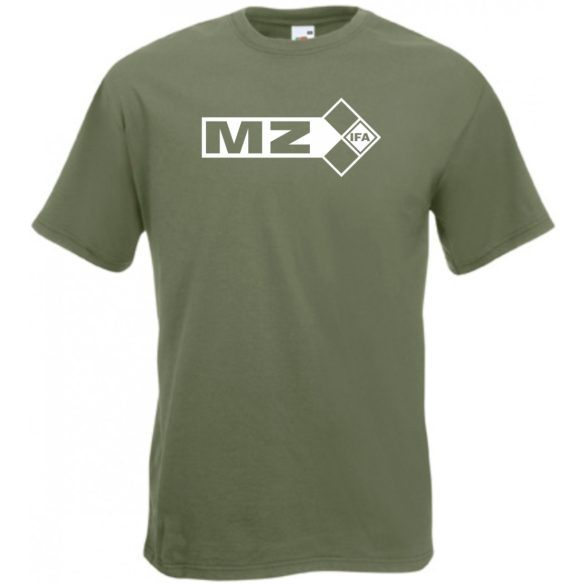 Retro Motor fan MZ férfi rövid ujjú póló