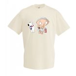 Borotválkozó Stewie férfi rövid ujjú póló