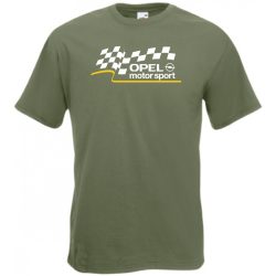 Autó fan Opel Motorsport férfi rövid ujjú póló
