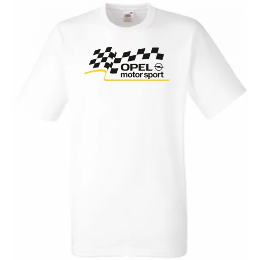 Autó fan Opel Motorsport férfi rövid ujjú póló
