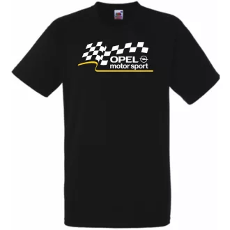 Autó fan Opel Motorsport férfi rövid ujjú póló