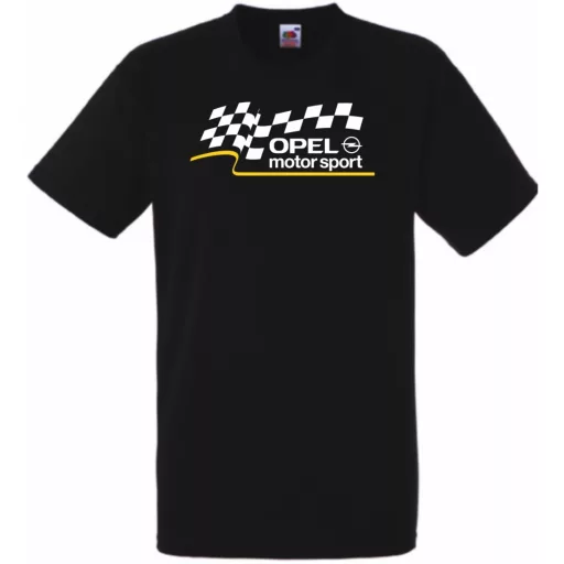 Autó fan Opel Motorsport férfi rövid ujjú póló