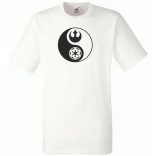 Yin Yang Birodalom vs. Lázadók férfi rövid ujjú póló