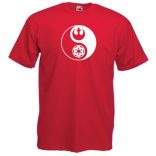 Yin Yang Birodalom vs. Lázadók férfi rövid ujjú póló