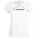 Auto fan I Love Opel Corsa női rövid ujjú póló