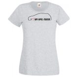 Auto fan I Love Opel Corsa női rövid ujjú póló