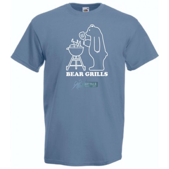 Bear Grills férfi rövid ujjú póló