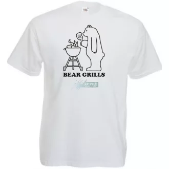 Bear Grills férfi rövid ujjú póló