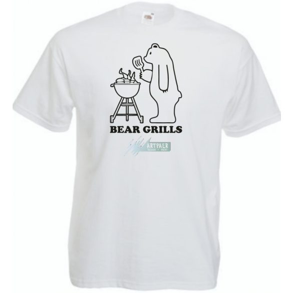 Bear Grills férfi rövid ujjú póló