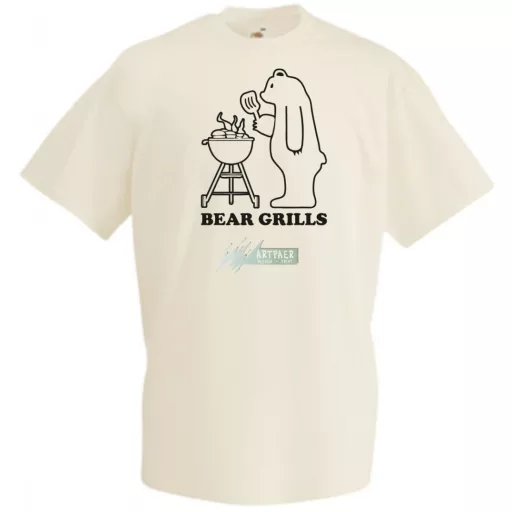 Bear Grills férfi rövid ujjú póló