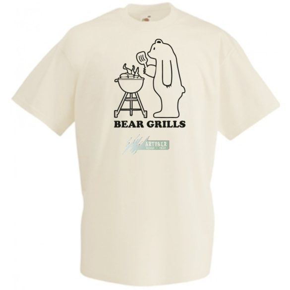 Bear Grills férfi rövid ujjú póló