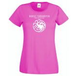 House Targaryen - Fire and Blood - GOT női rövid ujjú póló