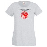 House Targaryen - Fire and Blood - GOT női rövid ujjú póló