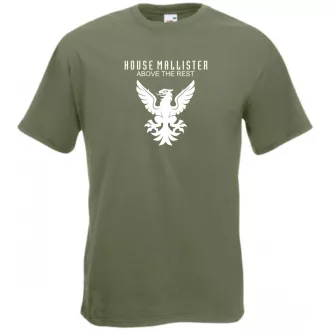 House Mallister férfi rövid ujjú póló