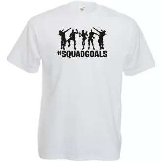   Csapat célok - SquadGoals - Fortnite stílus gyerek rövid ujjú póló