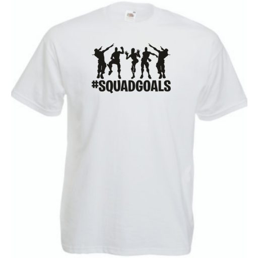 Csapat célok - SquadGoals - Fortnite stílus gyerek rövid ujjú póló