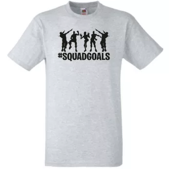   Csapat célok - SquadGoals - Fortnite stílus gyerek rövid ujjú póló