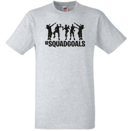 Csapat célok - SquadGoals - Fortnite stílus gyerek rövid ujjú póló