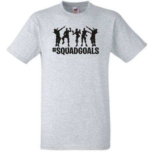 Csapat célok - SquadGoals - Fortnite stílus gyerek rövid ujjú póló