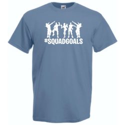  Csapat célok - SquadGoals - Fortnite stílus férfi rövid ujjú póló
