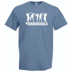   Csapat célok - SquadGoals - Fortnite stílus férfi rövid ujjú póló