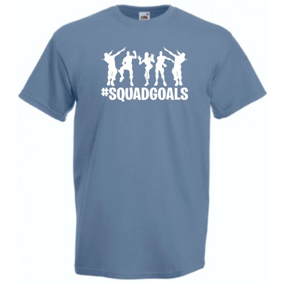 Csapat célok - SquadGoals - Fortnite stílus férfi rövid ujjú póló