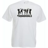 Csapat célok - SquadGoals - Fortnite stílus férfi rövid ujjú póló