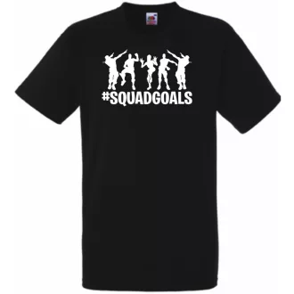   Csapat célok - SquadGoals - Fortnite stílus férfi rövid ujjú póló