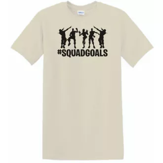   Csapat célok - SquadGoals - Fortnite stílus férfi rövid ujjú póló