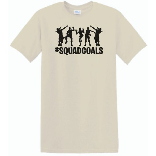 Csapat célok - SquadGoals - Fortnite stílus férfi rövid ujjú póló