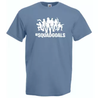   Csapat célok - SquadGoals - Fortnite stílus férfi rövid ujjú póló
