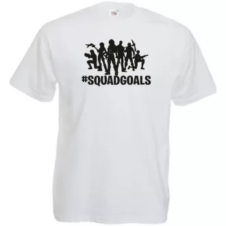   Csapat célok - SquadGoals - Fortnite stílus férfi rövid ujjú póló