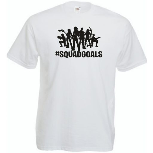 Csapat célok - SquadGoals - Fortnite stílus férfi rövid ujjú póló