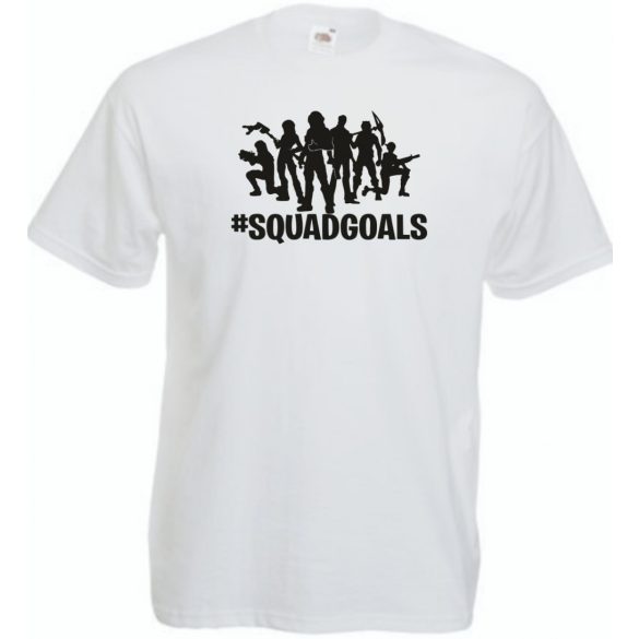 Csapat célok - SquadGoals - Fortnite stílus férfi rövid ujjú póló