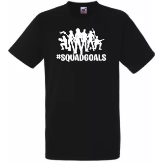   Csapat célok - SquadGoals - Fortnite stílus férfi rövid ujjú póló